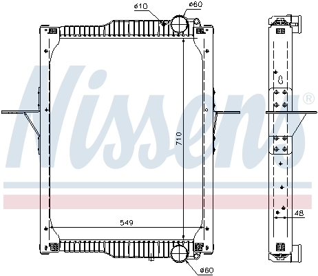 Radiator, engine cooling