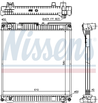 Radiator, engine cooling
