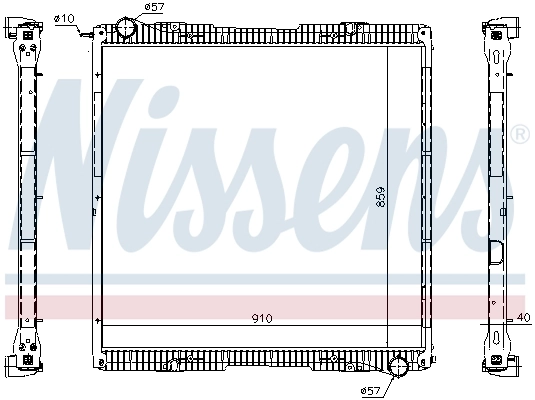 Radiator, engine cooling