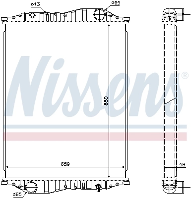Radiator, engine cooling