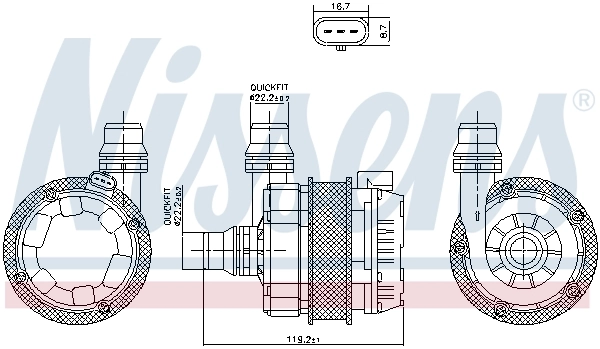Water Pump, engine cooling