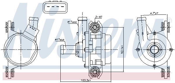 Water Pump, engine cooling