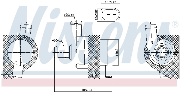 Water Pump, engine cooling