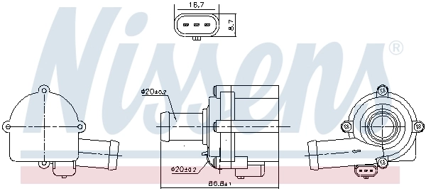 Water Pump, engine cooling