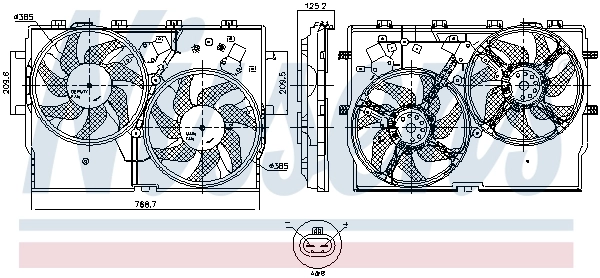 Fan, engine cooling