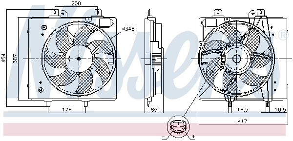 Fan, engine cooling
