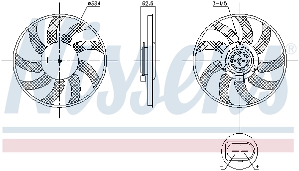 Fan, engine cooling