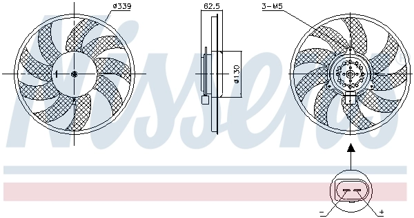 Fan, engine cooling