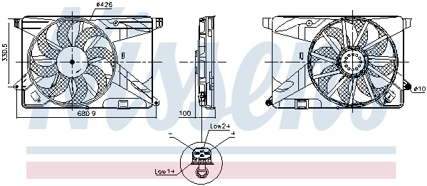 Fan, engine cooling