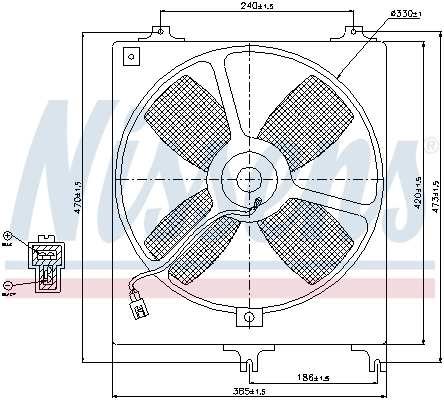 Fan, engine cooling