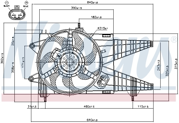 Fan, engine cooling