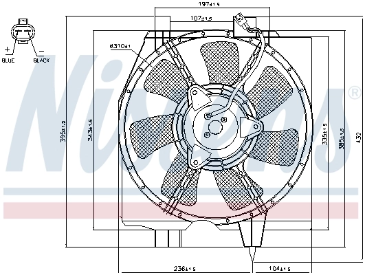 Fan, engine cooling