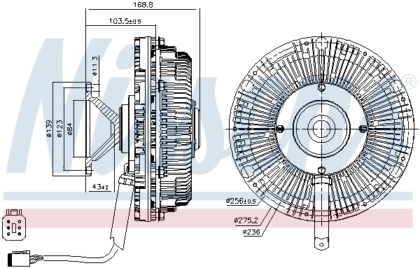 Clutch, radiator fan