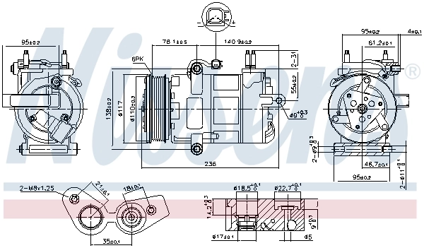 Compressor, air conditioning