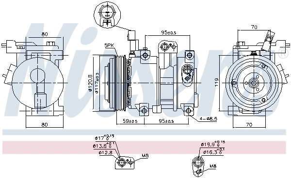 Compressor, air conditioning