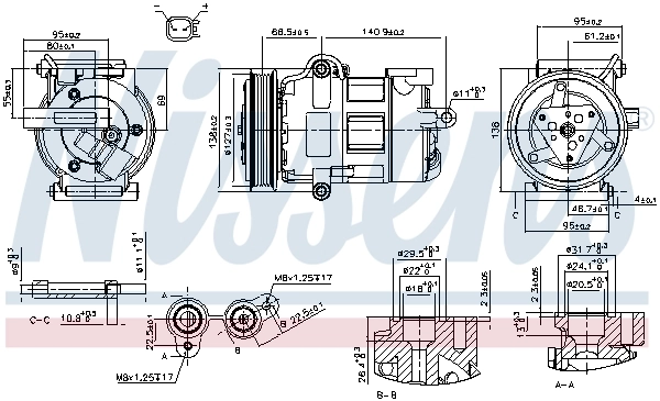 Compressor, air conditioning