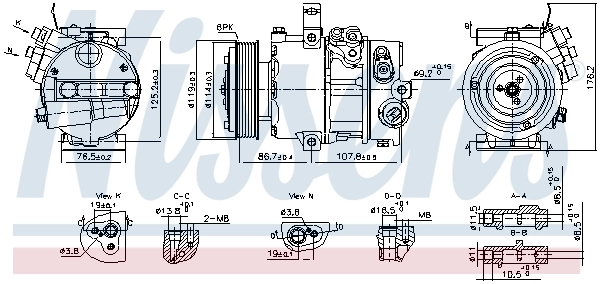 Compressor, air conditioning