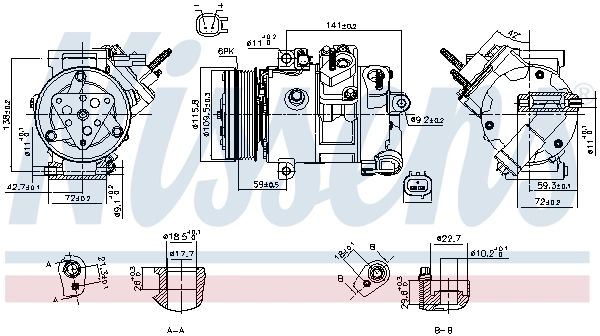 Compressor, air conditioning