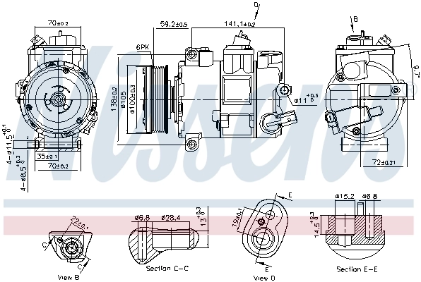 Compressor, air conditioning
