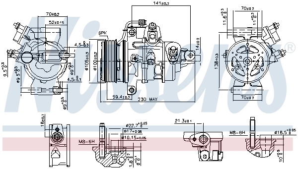 Compressor, air conditioning