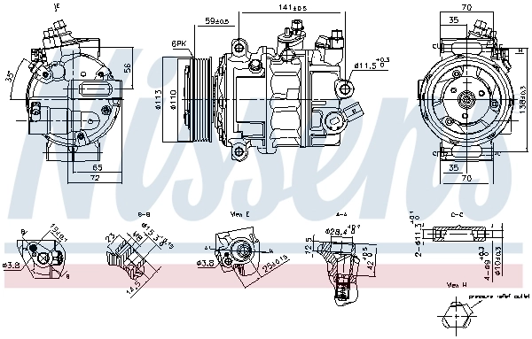 Compressor, air conditioning