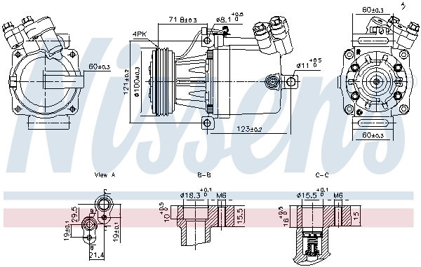 Compressor, air conditioning
