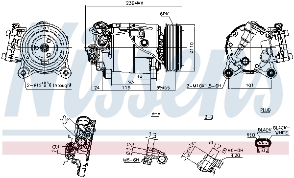 Compressor, air conditioning