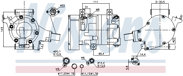 Compressor, air conditioning