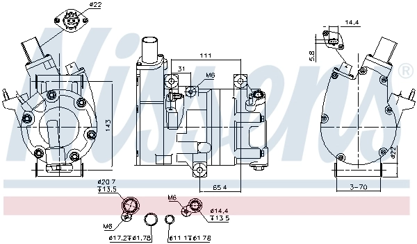 Compressor, air conditioning