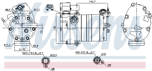 Compressor, air conditioning