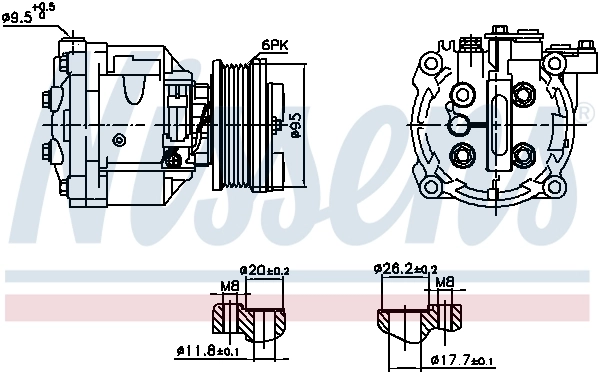 Compressor, air conditioning