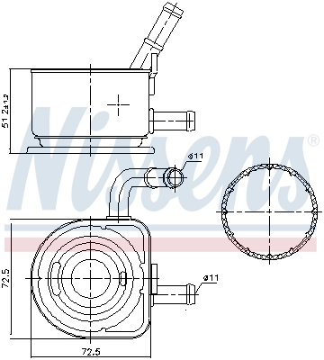 Oil Cooler, engine oil