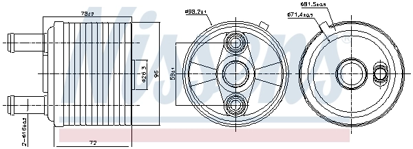 Oil Cooler, automatic transmission
