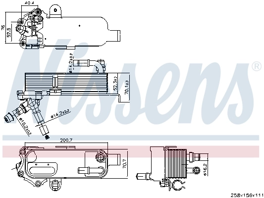 Oil Cooler, automatic transmission