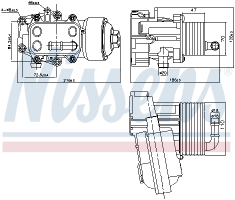 Oil Cooler, engine oil