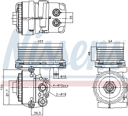 Oil Cooler, engine oil