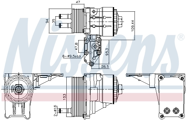 Oil Cooler, engine oil