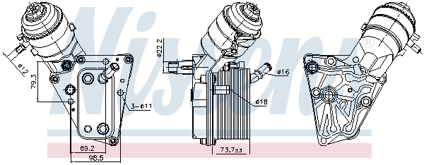 Oil Cooler, engine oil