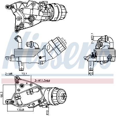 Oil Cooler, engine oil