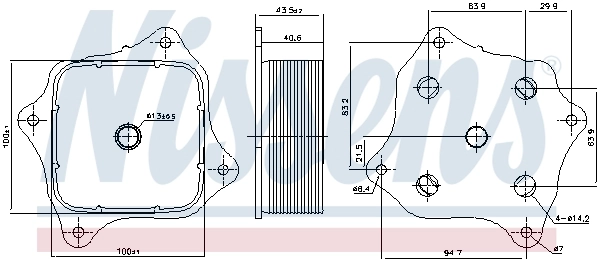 Oil Cooler, engine oil