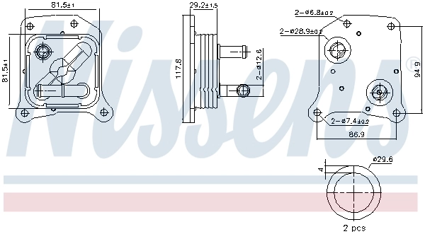 Oil Cooler, engine oil