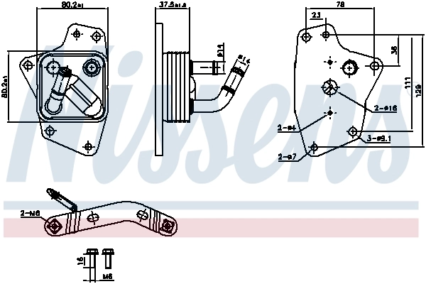 Oil Cooler, engine oil