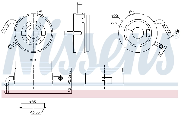 Oil Cooler, engine oil