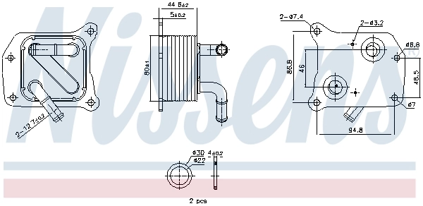Oil Cooler, engine oil