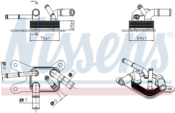 Oil Cooler, automatic transmission