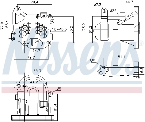 Cooler, exhaust gas recirculation