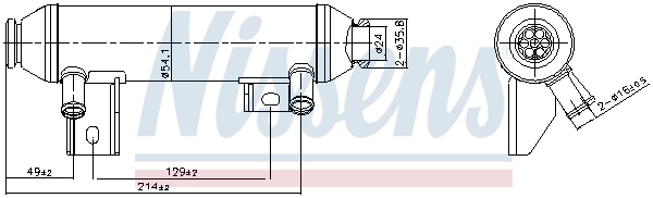 Cooler, exhaust gas recirculation