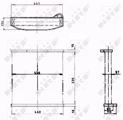 Core, radiator
