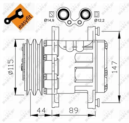 Compressor, air conditioning