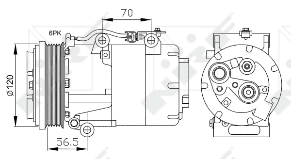Compressor, air conditioning